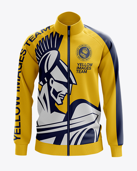 Download Men 39 S Training Jacket Mockup Front View PSD Mockup Templates
