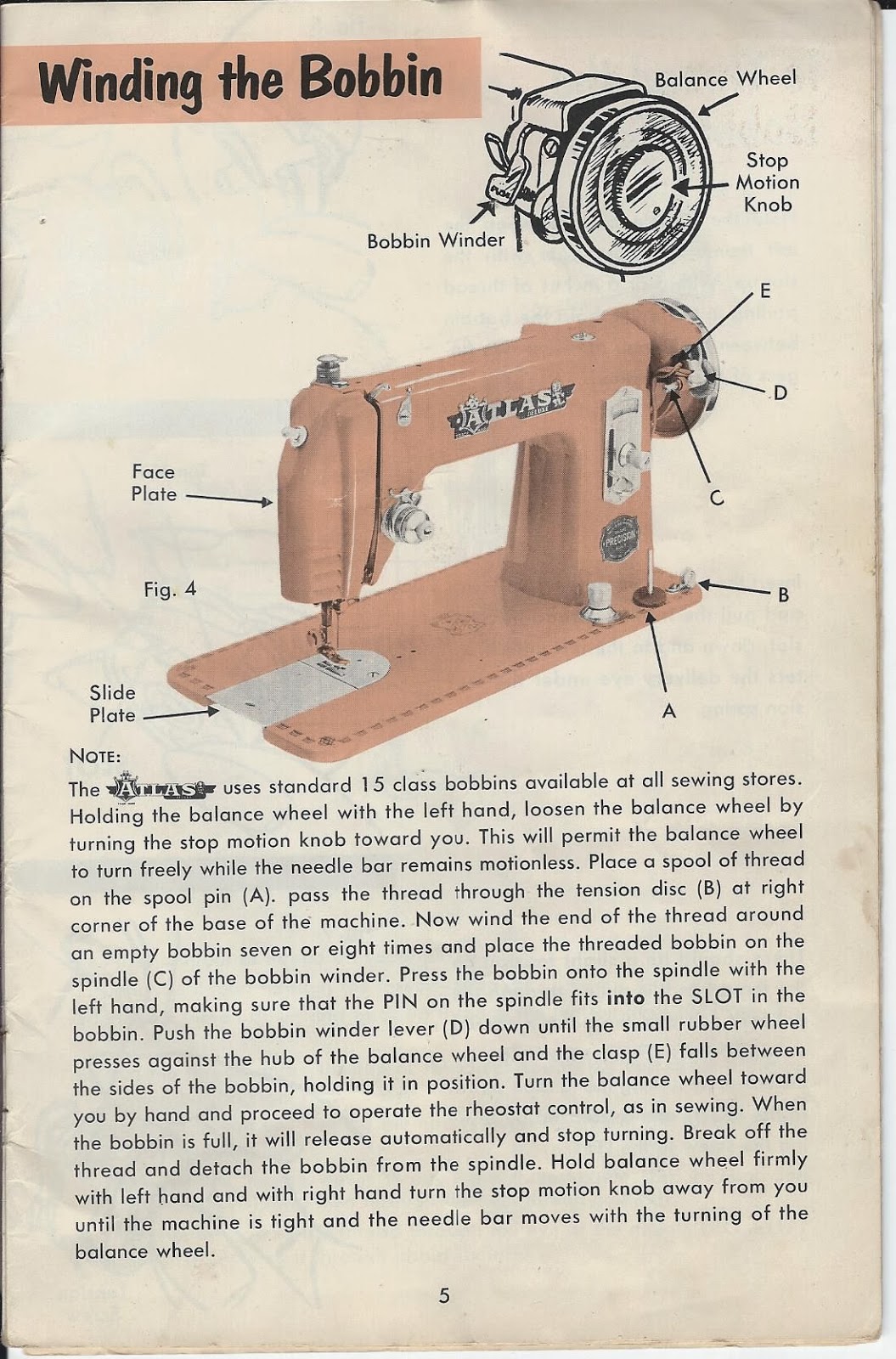 A Tale of Two Quilters Atlas Sewing Machine Manual