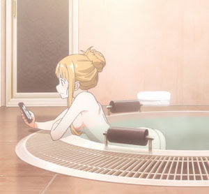 Asuna in the bath.
