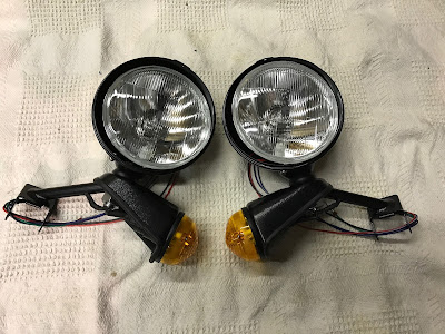 Headlights and indicators, have been IVA'd, cabled, shrink wrapped, and are ready for fitting Headlights and indicators, have been IVA'd, cabled, shrink wrapped, and are ready for fitting