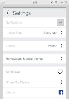 تطبيق The Cleaner لتنظيف وتسريع هاتف اندرويد مجانا
