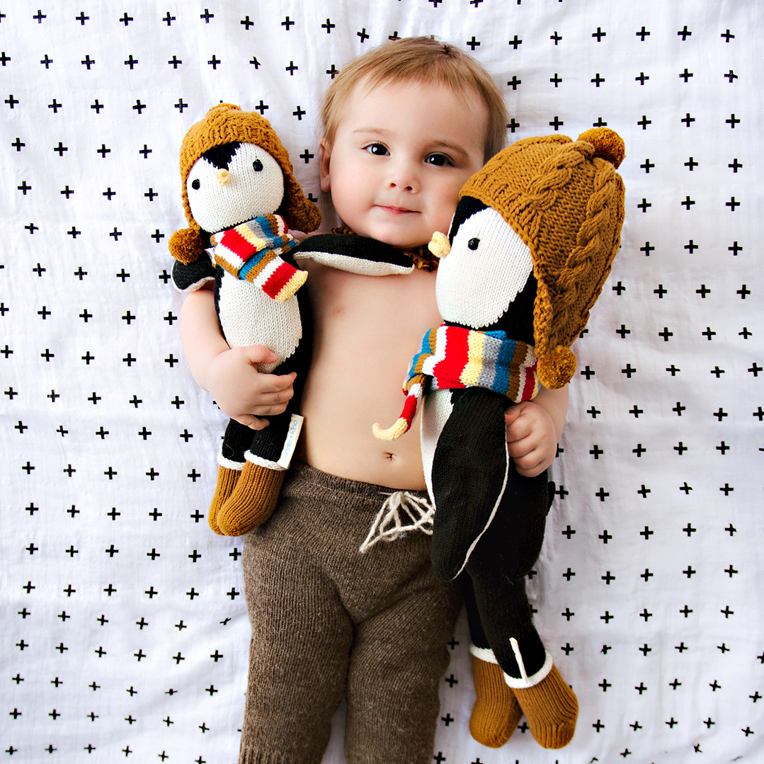 New Age Mama cuddle+kind Littles Handknit Dolls That Help Feed Children