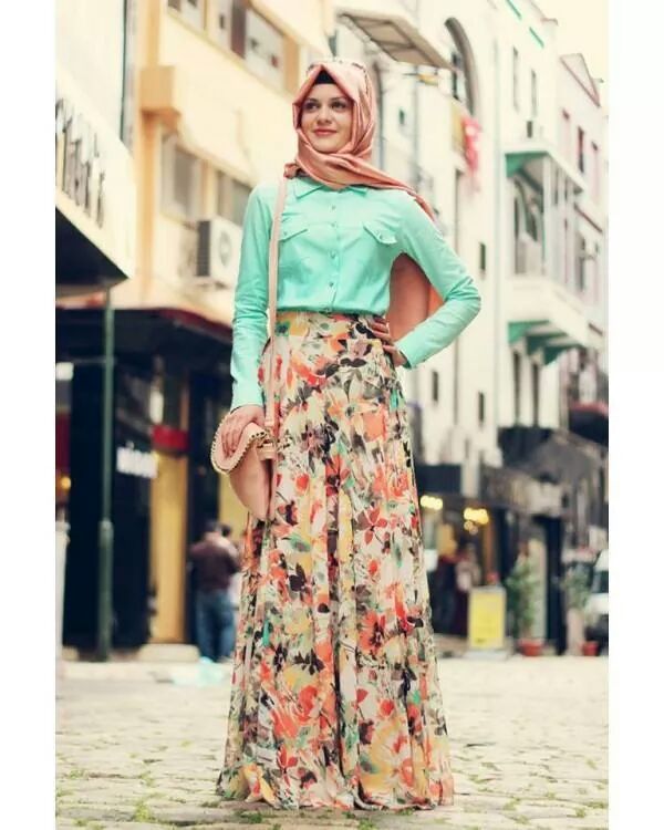 Summer hijab outfit 2015. Hijab Style Fashion