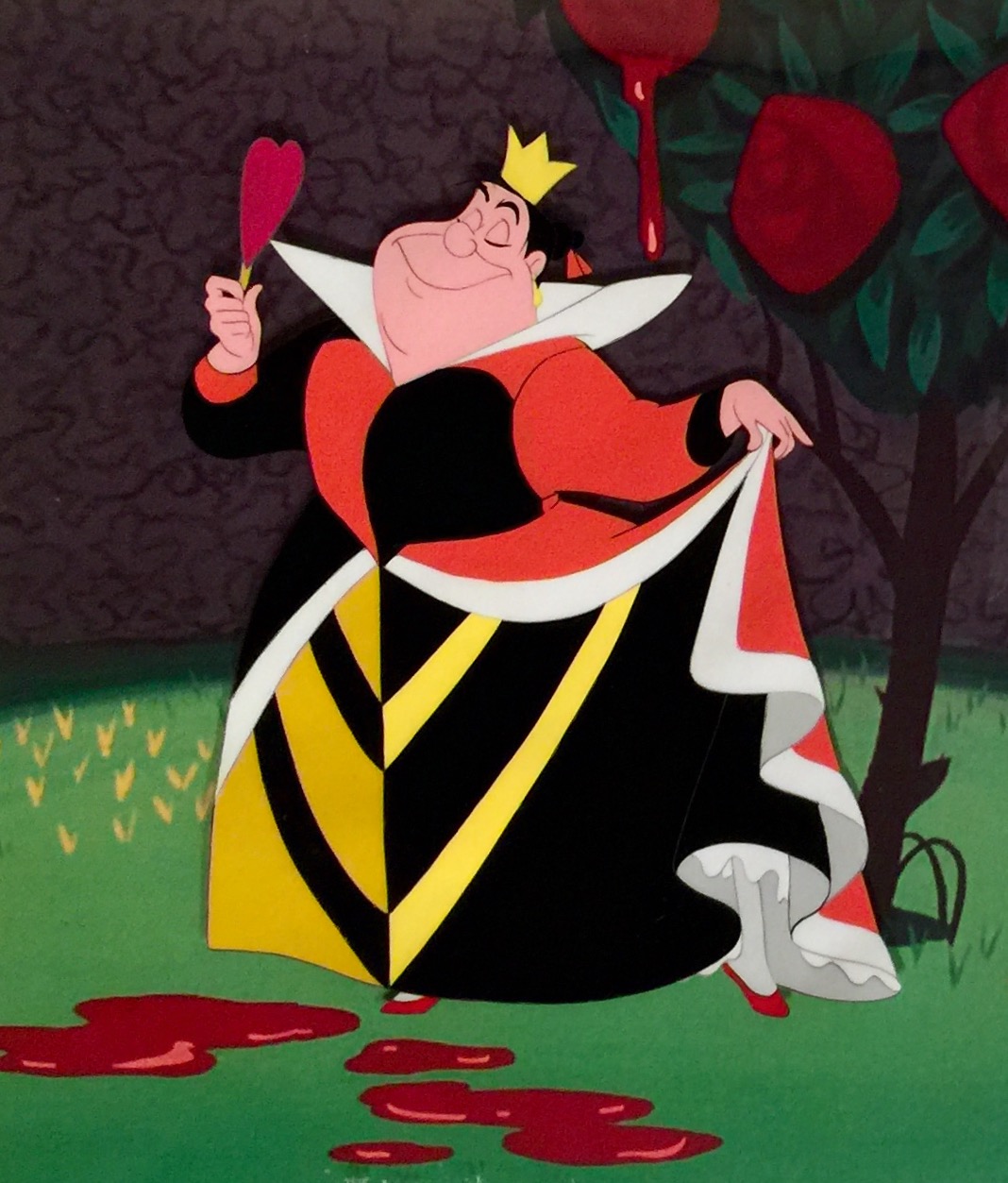 Animation Collection: Original Production Cel of the Queen of Hearts ...