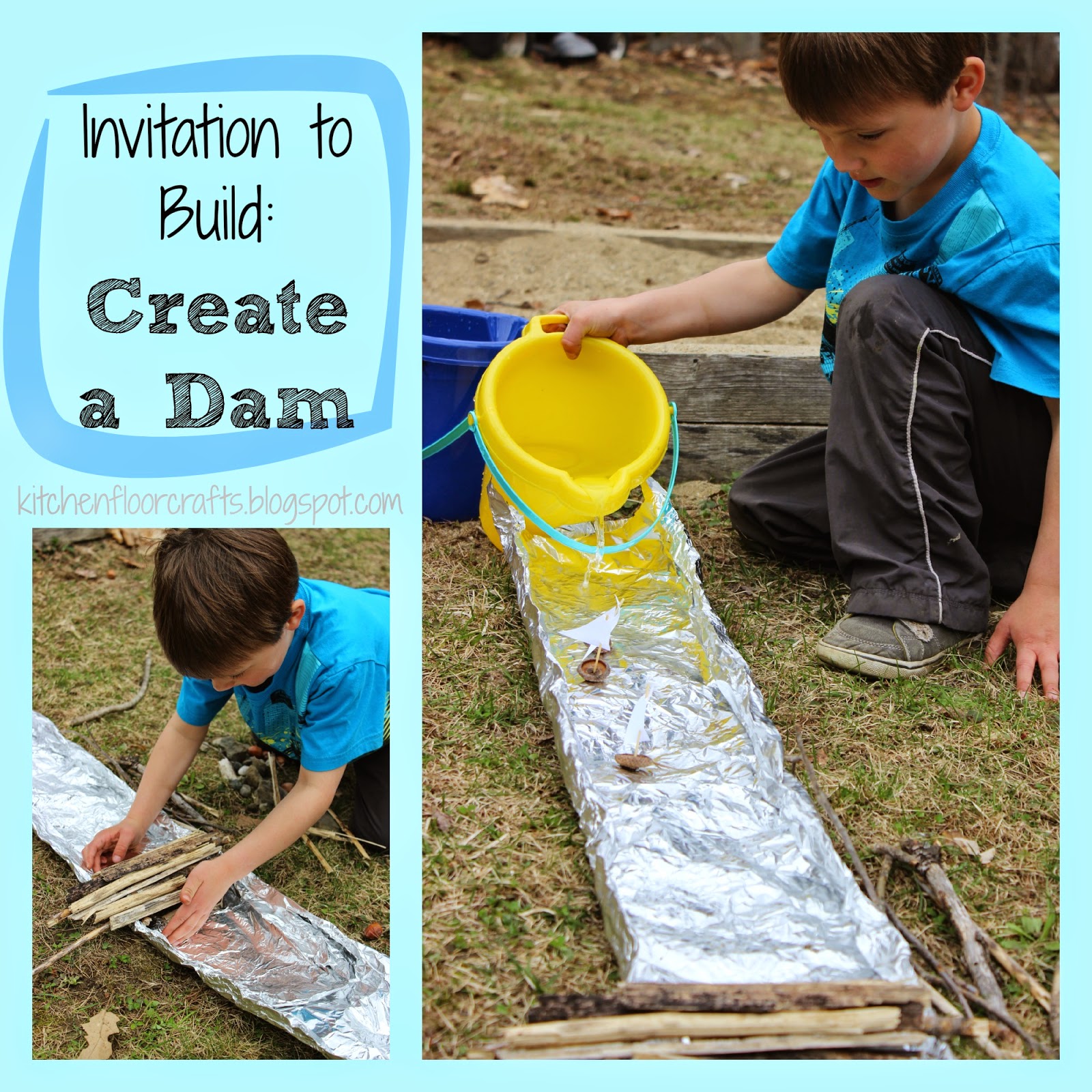 magnet receive Humility Kitchen Floor Crafts: Invitation to Build: Create a Dam