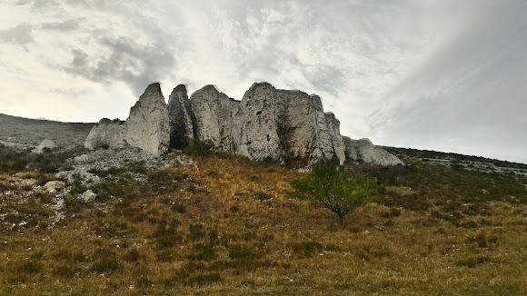 Білокузьминівські скелі. Пам'ятник природи. Донецька область