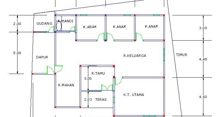 Cara Menggambar Desain Rumah Dengan autoCAD ~ CTC OKE