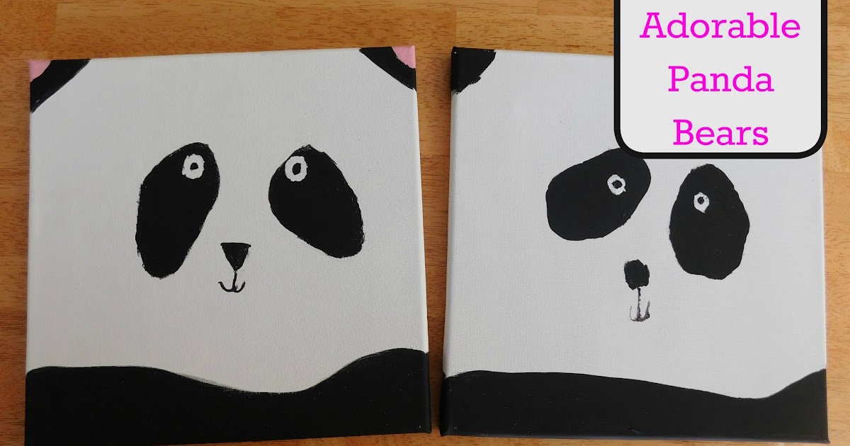 Art Project #78-- Painted Pandas