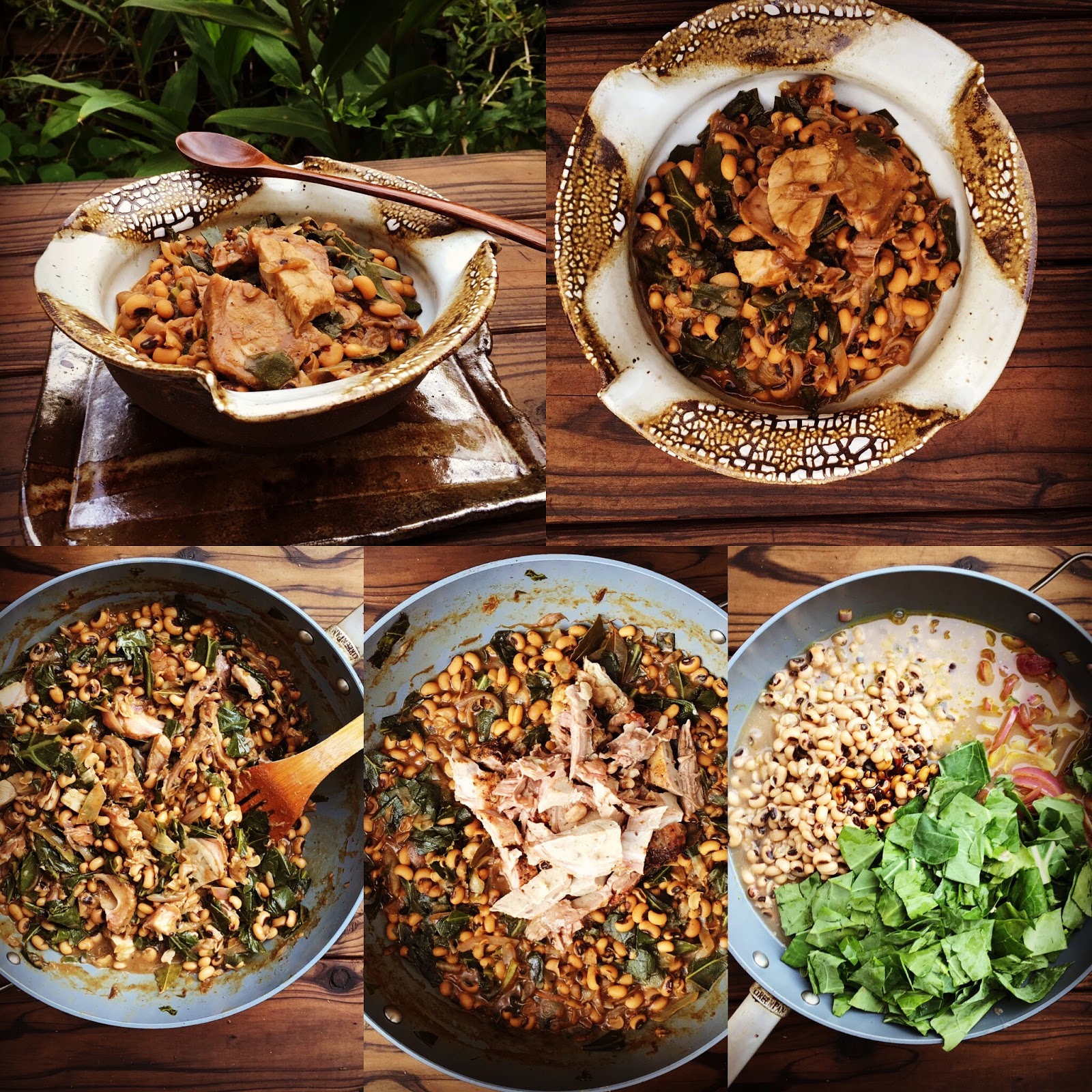 Avanti Cafe Musings New Years Black Eyed Peas w/ Ham Hock & Collards Chef Mark Cleveland