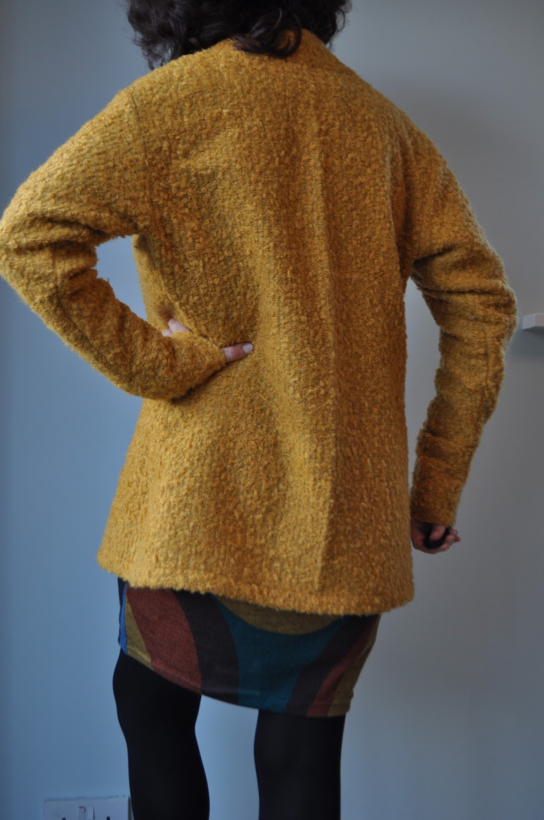 mags creative meanderings: GBSB Drapey Knit Dress and a mustard Oslo