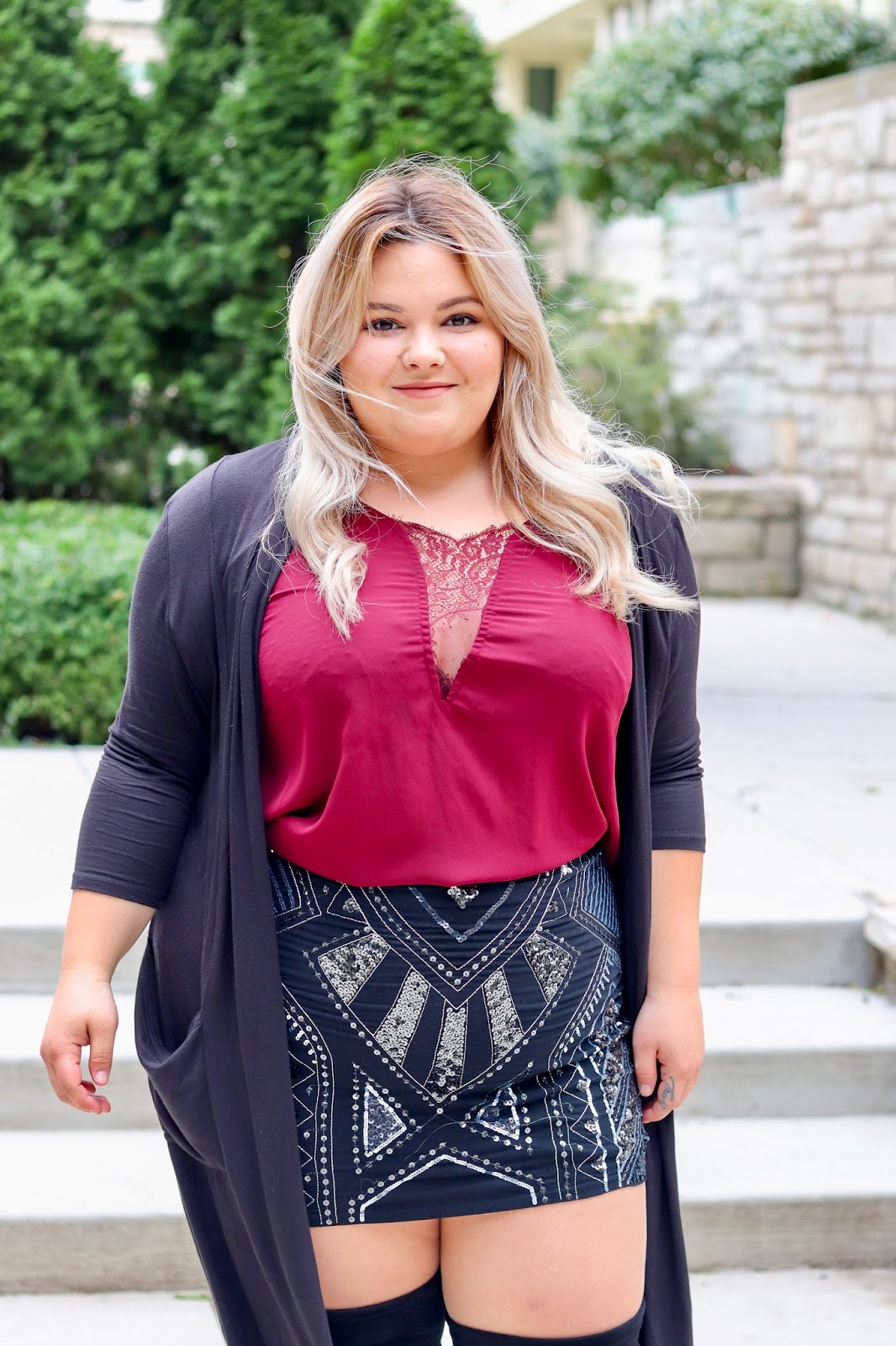 Plus Size Holiday Outfits - Natalie in the City