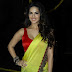 Sunny Leone Long Hair Stills In Hot Yellow Saree