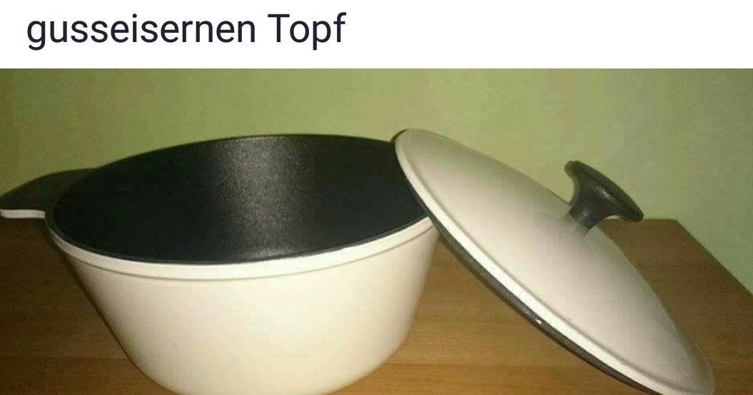 Köstliches aus meiner Küche: Informationen zum gusseisernen Topf