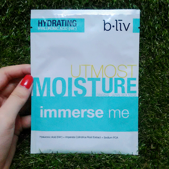 Review; B.liv's Immerse Me Utmost Moisture Original Japan Silk Mask