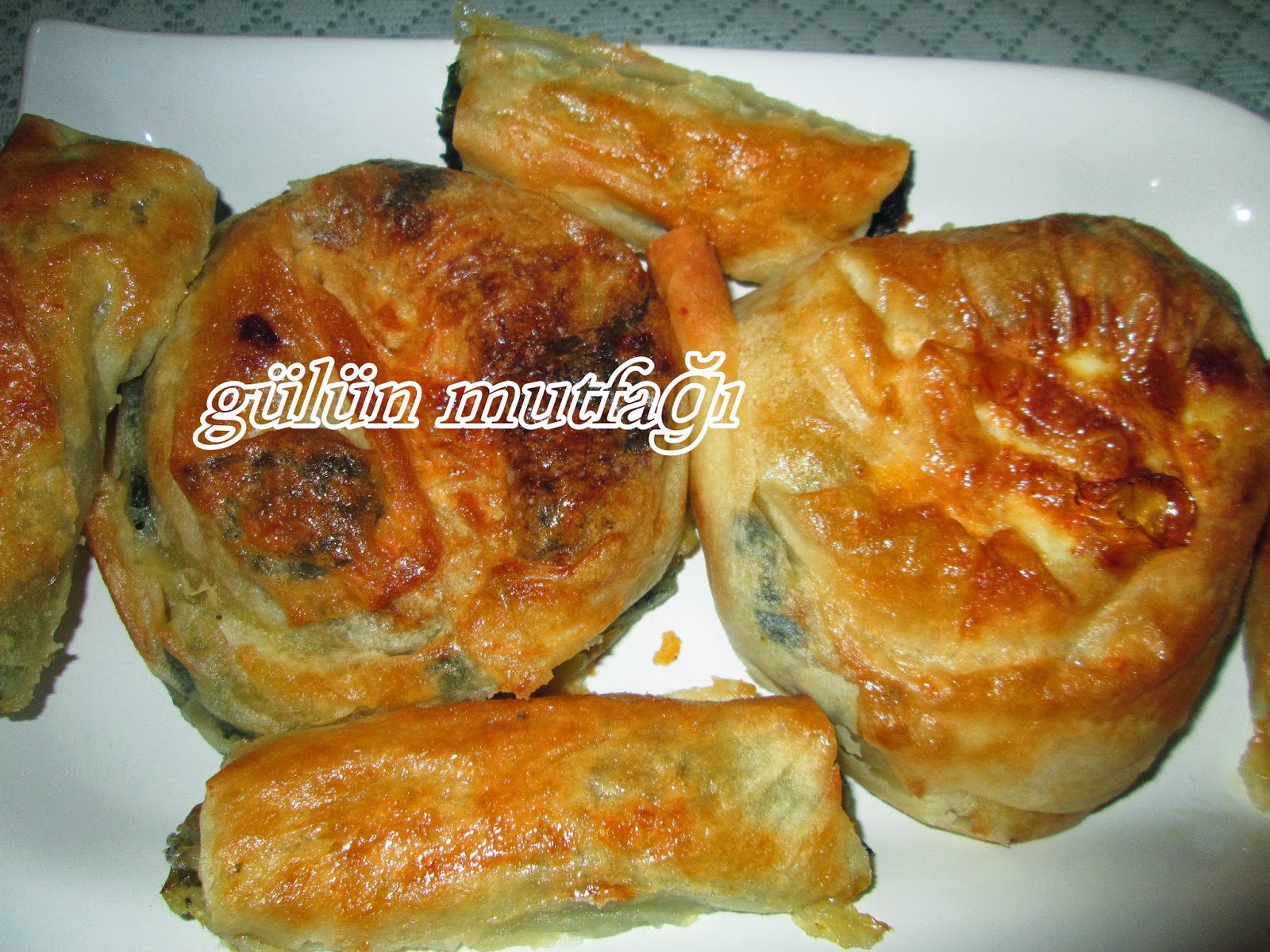 GÜLÜN MUTFAĞI ıspanaklı patatesli börek