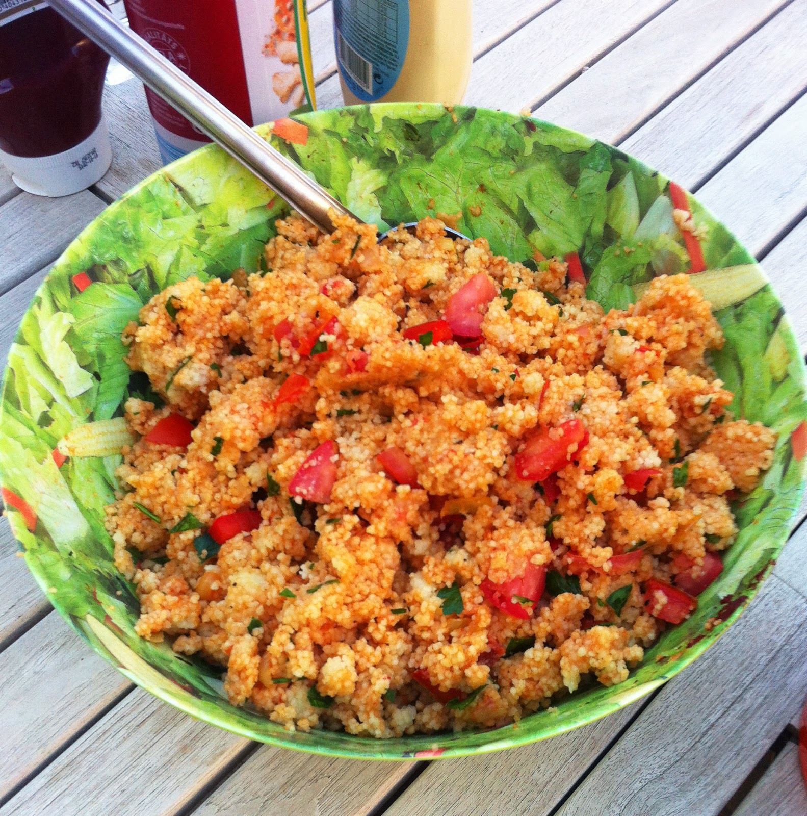 Gemüse für den Salat