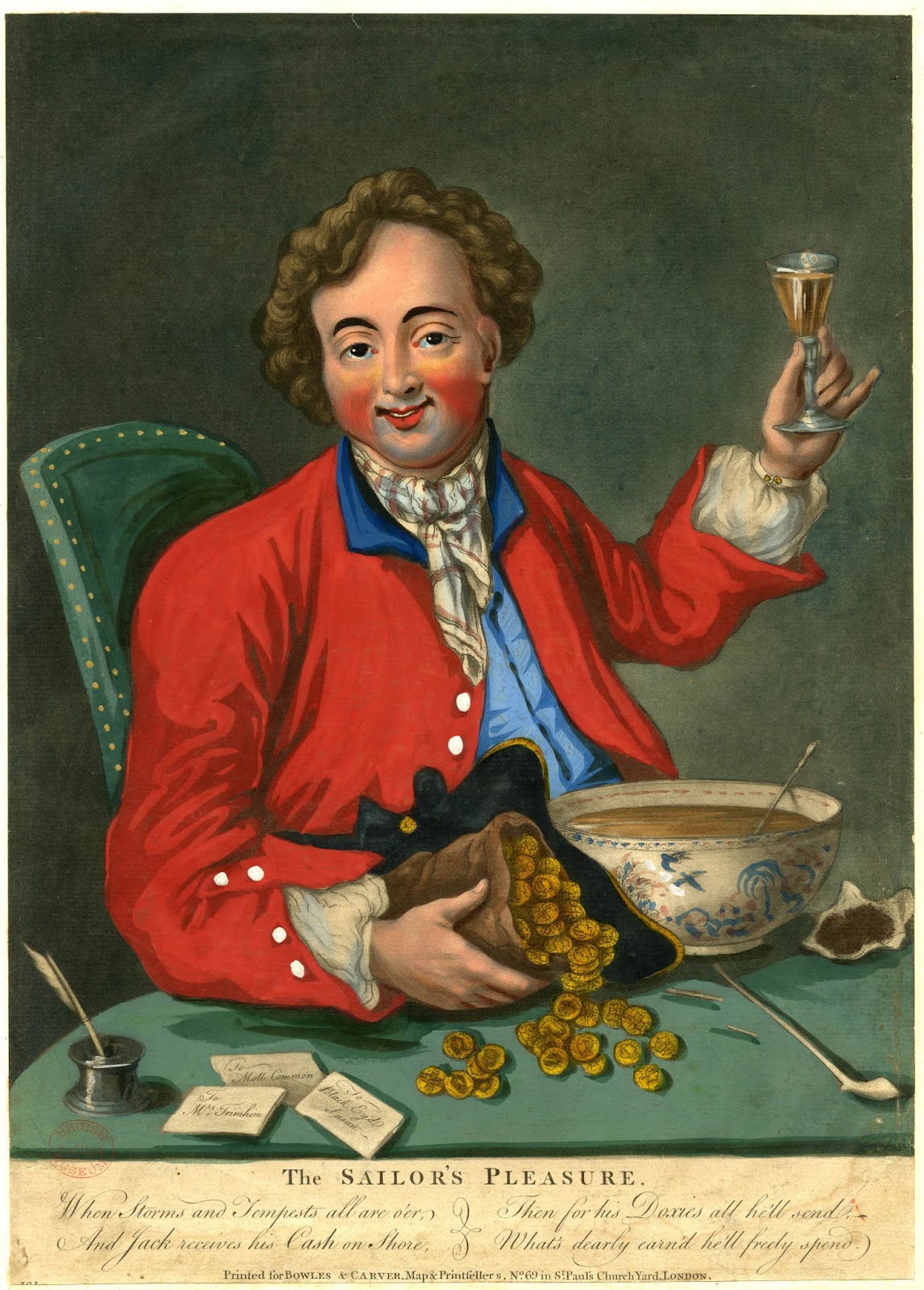 British Tars, 17401790 The Sailor's Pleasure, Late 18th Century