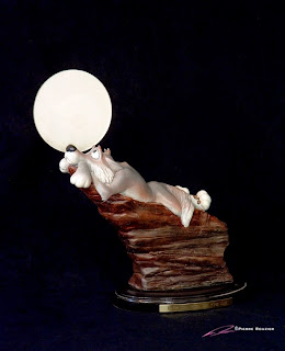 "Under The Milkyway"- Designer collectible character sculpture by © Pierre Rouzier