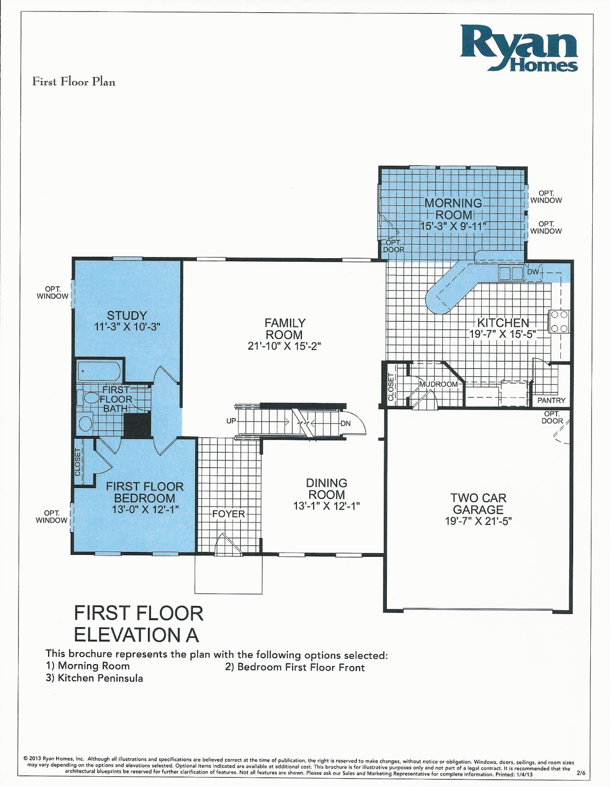 Building a Verona with Ryan Homes Verona Floor Plan
