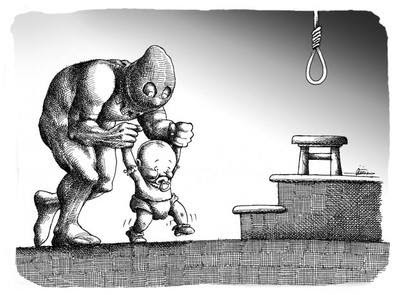 Iran: A corrupt theocracy, a medieval justice system. Iran: A corrupt theocracy, a medieval justice system.