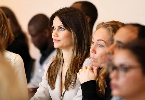 Princess Sofia attended a seminar held by Gålöstiftelsen at The Brewery Conference Center in Stockholm