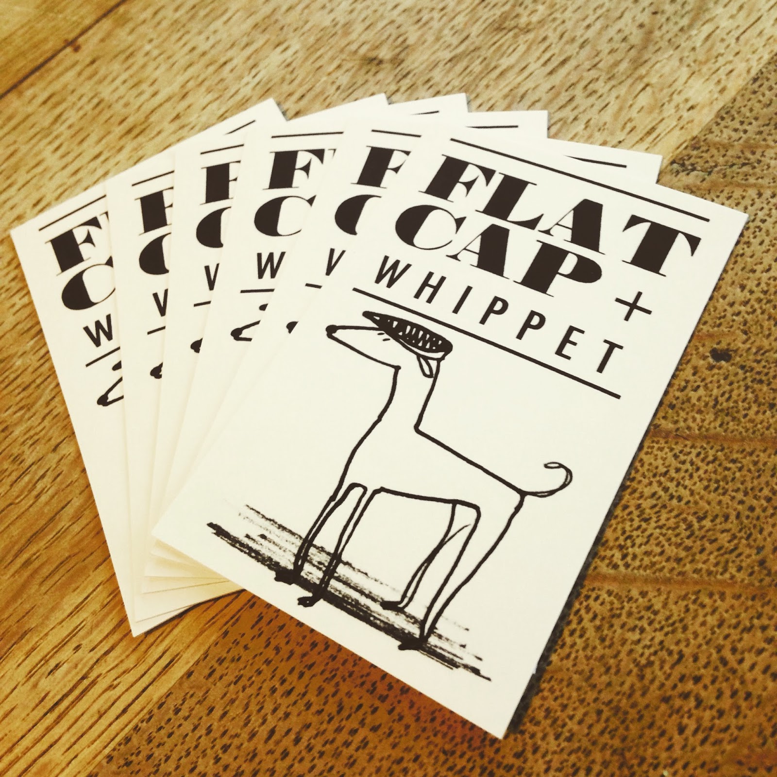 Creative Fox Flat Cap and Whippet Logo