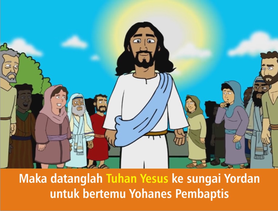 Komik Alkitab Anak: Tuhan Yesus Dibaptis