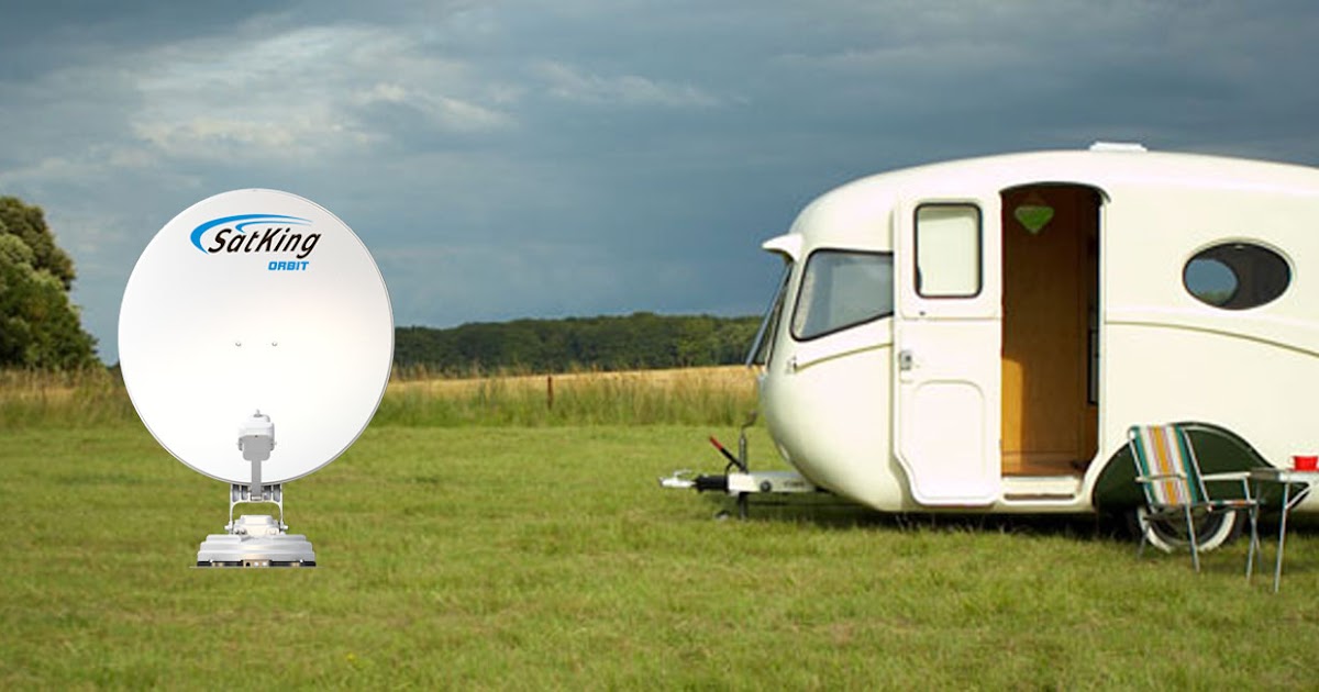 Caravan Satellite Dish SatKing Orbit