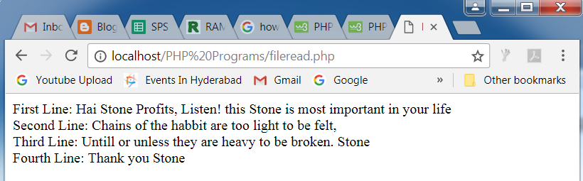 PHP BASICS - RAMESH'S BLOG