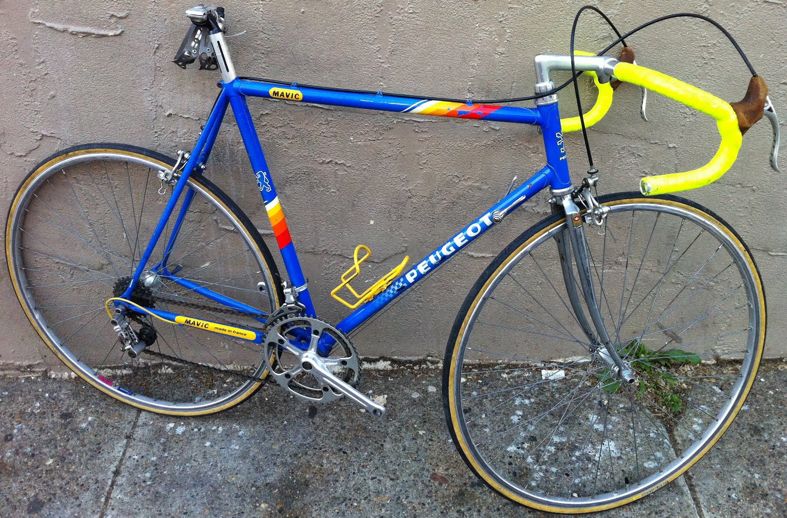 Bikeville thoughts: 1980s Peugeot with Mavic group -Sold