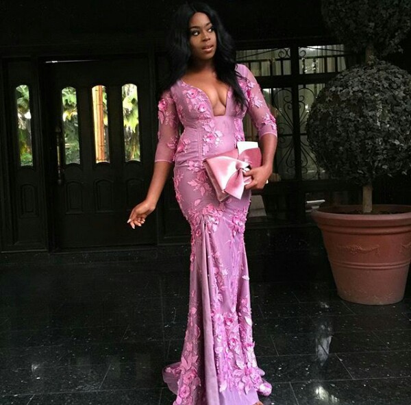 Check out billionaire daughter Ozinna Anumudu's cleavage-baring outfit ...