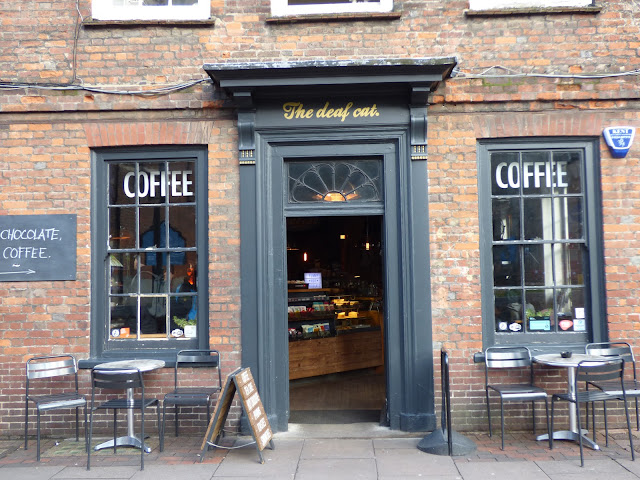 The Deaf Cat Cafe on Rochester High Street, Kent The Deaf Cat Cafe on Rochester High Street, Kent