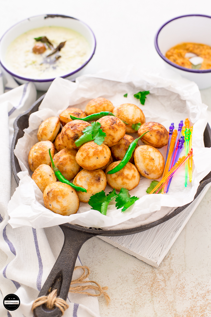 Jagruti's Cooking Odyssey Kodo Millet and Quinoa Paniyaram