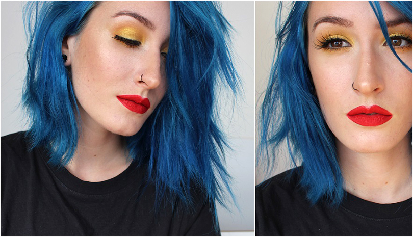 Montage maquillage primary color pour inspiration makeup