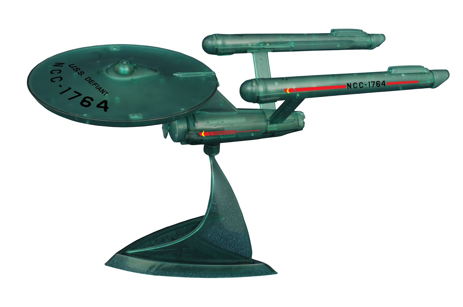 Glow-In-The-Dark Special Edition USS Defiant NCC-1764 Star Trek Eaglemoss 