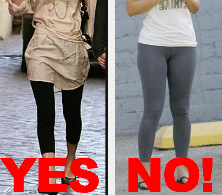 Girls what do you wear under leggings? - GirlsAskGuys