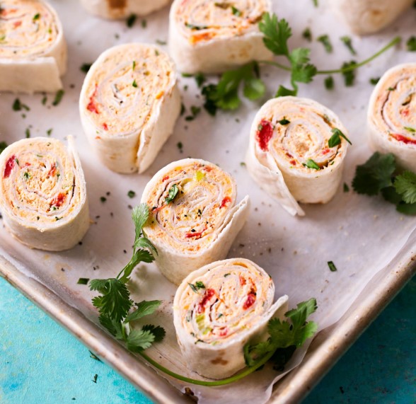 CHICKEN TACO MEXICAN PINWHEELS - Pinerfood