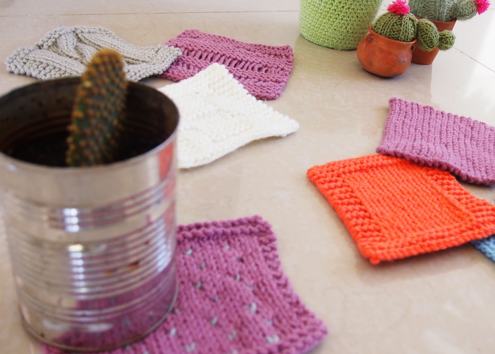 Sol de Noche {deco crochet} My First Knitting Project