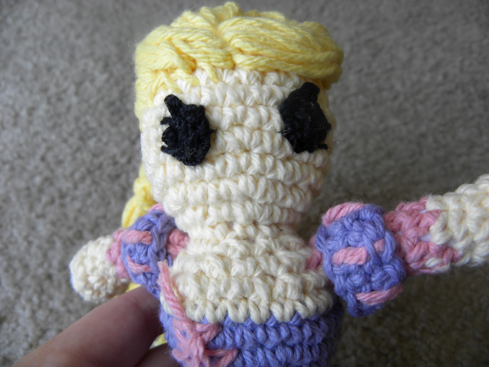 World of Yarn Rapunzel, Rapunzel, Your hair uses too much yarn!