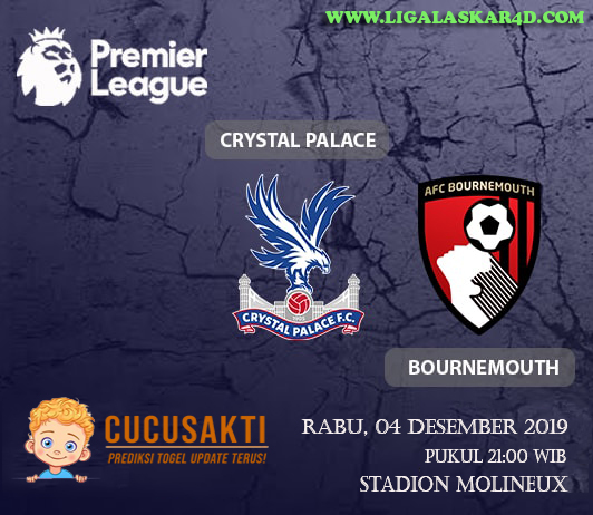 Prediksi Pertandingan Bola Crystal Palace Vs AFC Bournemouth 04 Desember 2019