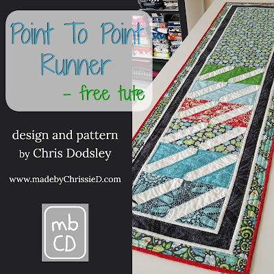 Point To Point Runner Tute by www.madebyChrissieD.com