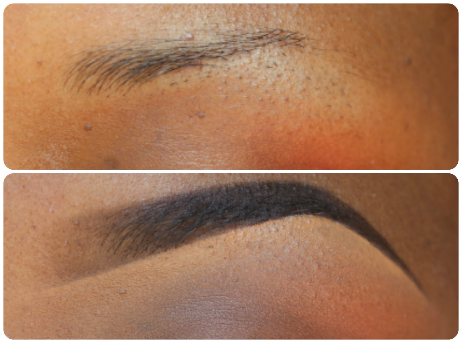 ShinyHappyPretty Eyebrow Makeover Before and After