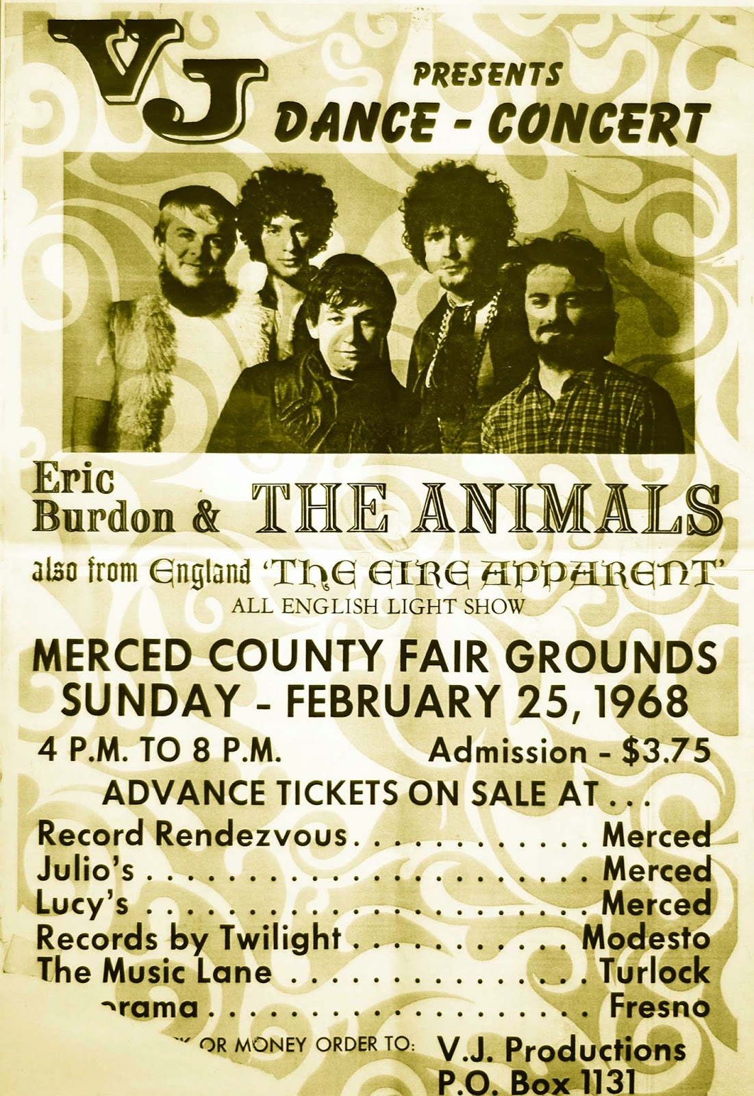 Arthur,s Musical Journey Eric Burdon & The New Animals Monterey