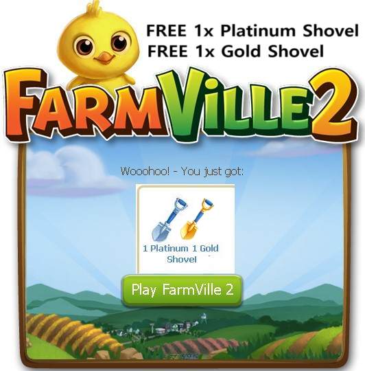 Farmville 2 Get Free 3x Gold Prize Shovel! Games Media