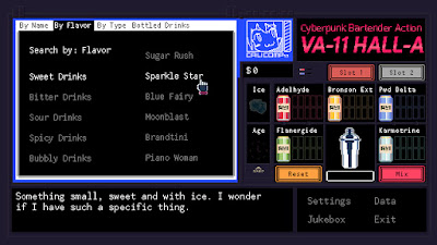 Va 11 Hall A Cyberpunk Bartender Action Game Screenshot 4