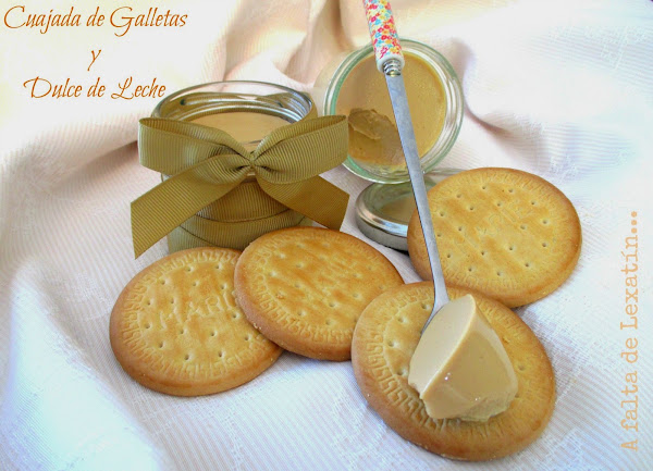 Cuajada de galletas y dulce de leche