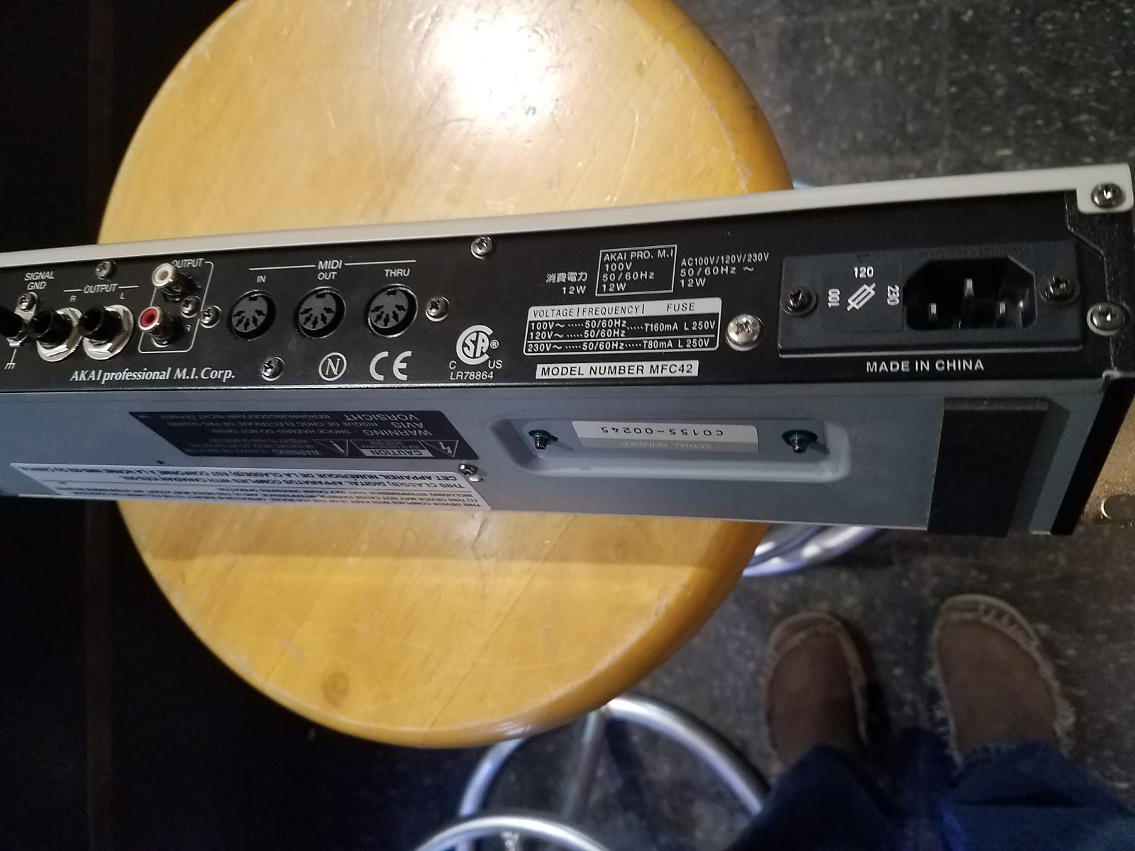 MATRIXSYNTH: Akai MFC42 Analog Filter Module SN C0155-00245