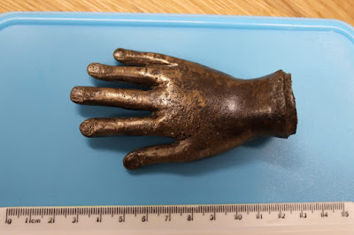 Χάλκινο χέρι που σχετίζεται με τη λατρεία του Jupiter Dolichenus  βρέθηκε στην Ισπανία