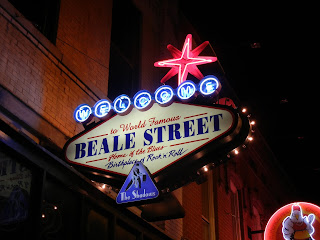 Beale street sign in Memphis, TN