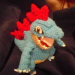 PATRON FERALIGATR POKEMON AMIGURUMI 25048